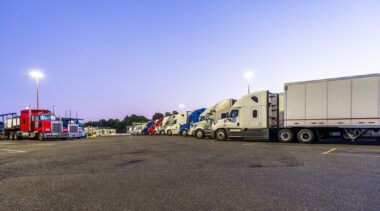 Computer software can help solve the overnight truck parking problem