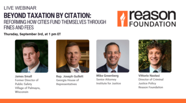 Webinar: Reforming how cities fund themselves through fines and fees